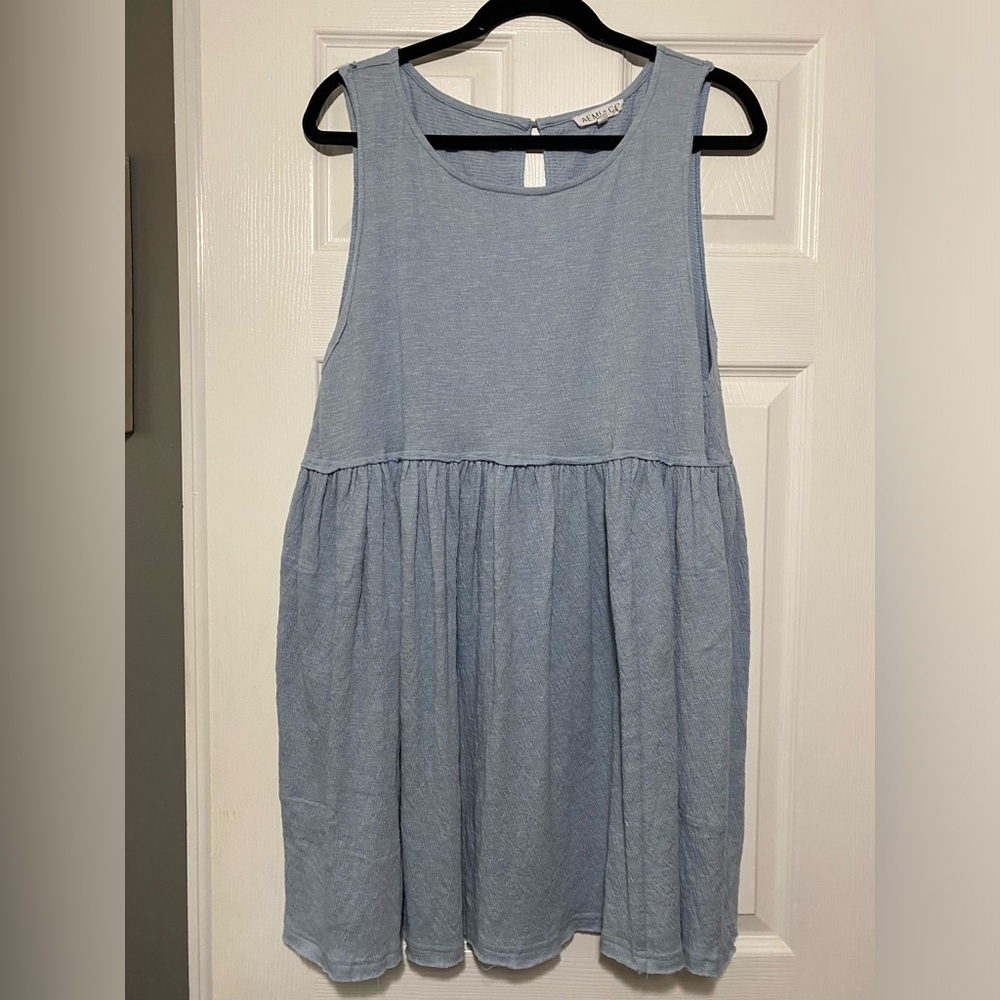 Women’s AEMI + CC Blue Sleeveless Dress
